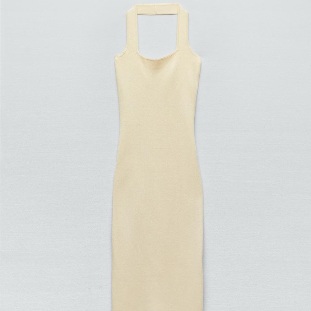Zara Knit Halter Dress